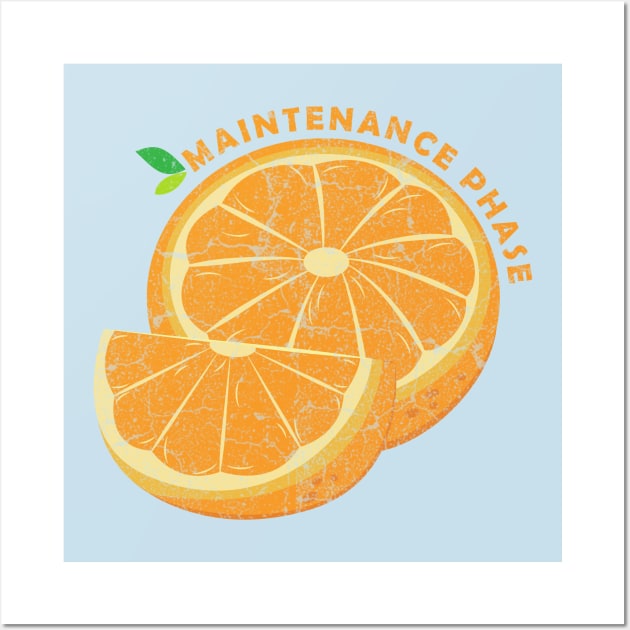 orange maintenance phase fruit Wall Art by Basketball-Number